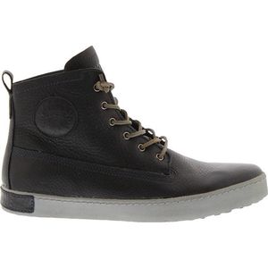 Blackstone, Schoenen, Heren, Grijs, 41 EU, Leer, Gm 06 Dark Indigo - Original 6 Laarzen - bont