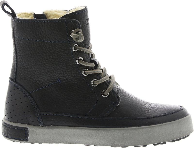 Icon - CK01 - Hi-top Boots - Dark Indigo - Leer