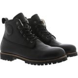 Blackstone, Sg 31 Black - Lace Up Boot - Fur Zwart, Heren, Maat:41 EU
