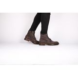 Blackstone, Ug 20 Obsidian Gray - High Top Suede Boots Grijs, Heren, Maat:44 EU