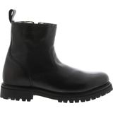 Kami - OM63 - Boots - Zwart - Leer - Schapenvacht Voering