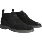 Brian - WG80 - Desert Boots - Zwart - Suède - Laag Model
