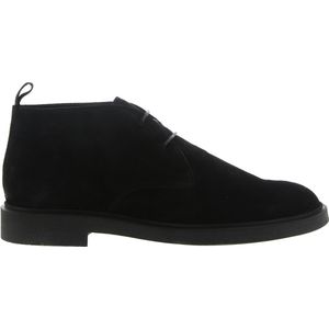 Brian - WG80 - Desert Boots - Zwart - Suède - Laag Model