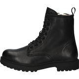 Kajsa - WL02 - Boots - Black - Schapenvacht - Stevige Profielzool