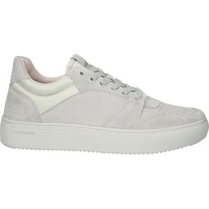 Blackstone, Schoenen, Dames, Grijs, 39 EU, Nylon, Minimalistische Sneaker met Speciale Details