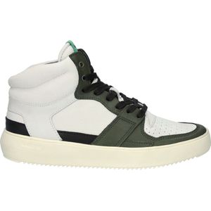 Blackstone Dwayne - Off White Green - Sneaker (high) - Man - Off white - Maat: 40