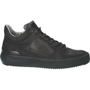 Blackstone, Bryson - Yg 18 Black - Mid Sneaker Zwart, Heren, Maat:45 EU