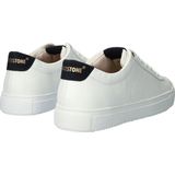 Blackstone ROGER LOW - White Dark Denim - Sneaker (low) - Man - White