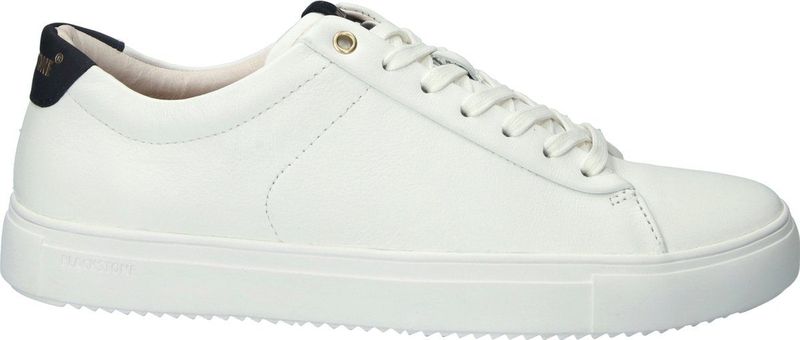 Blackstone ROGER LOW - White Dark Denim - Sneaker (low) - Man - White