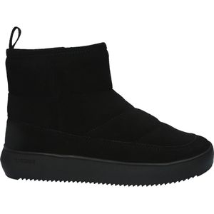 Sakari - Puff - Chelsea Boots - Zwart - Rubber Zool - Schapenvacht Voering