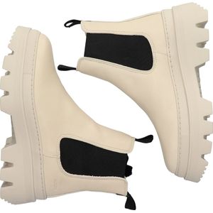 Blackstone Meja - Almond Milk - Chelsea boots - Vrouw - Beige - Maat: 42