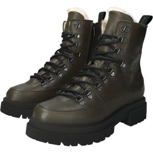 Blackstone Lilja - Olive - Boots - Vrouw - Dark brown - Maat: 36