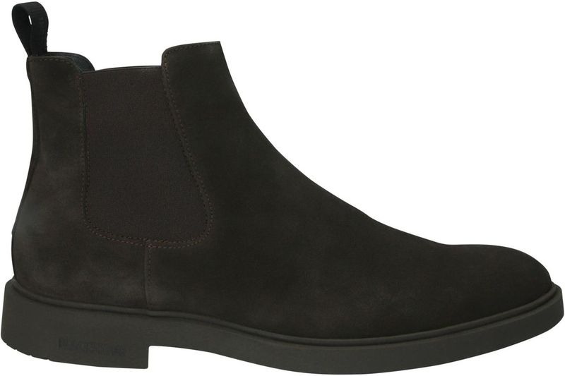 WG81 - Chelsea Boot - Zwart - Suède - Heren
