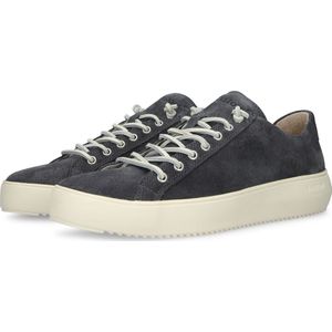 Blackstone, Schoenen, Heren, Blauw, 41 EU, Suède, Lage Boulevard Sneaker