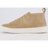 Huisschoenen - Gevoerd - Effen - Leer/Suède - Platte Hak