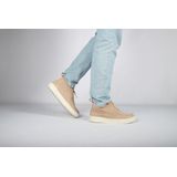 Huisschoenen - Gevoerd - Effen - Leer/Suède - Platte Hak