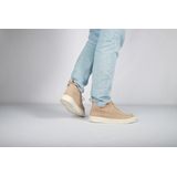 Huisschoenen - Gevoerd - Effen - Leer/Suède - Platte Hak