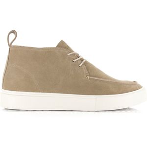 Huisschoenen - Gevoerd - Effen - Leer/Suède - Platte Hak