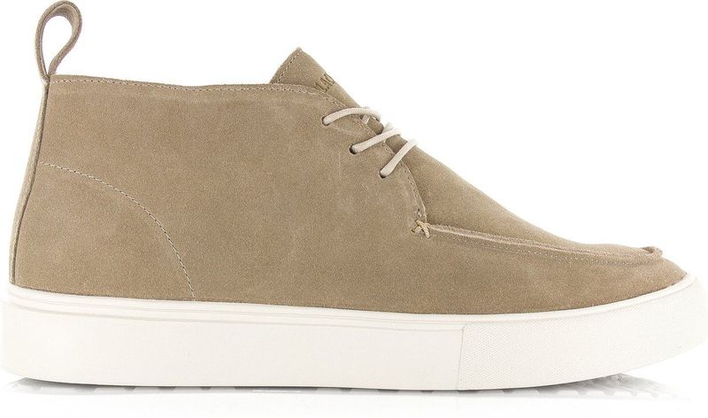 Huisschoenen - Gevoerd - Effen - Leer/Suède - Platte Hak