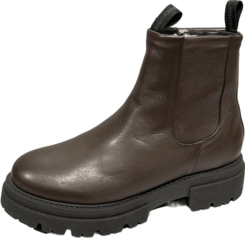 Blackstone - SMILLA MID - Boots - Dark Brown - Leer