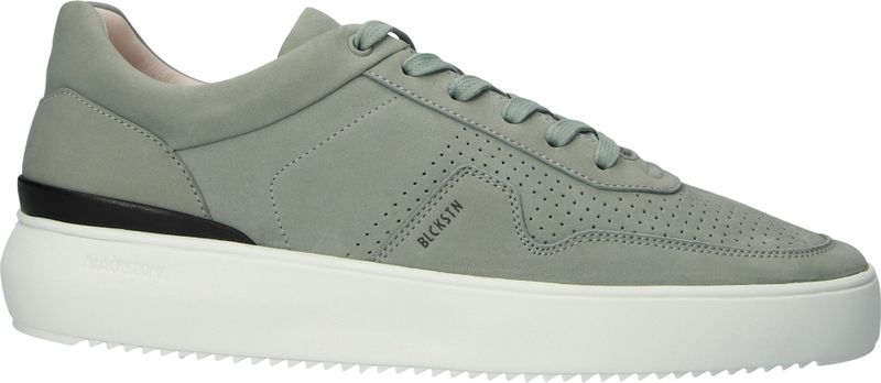 Blackstone - DG512 - Lage Sneaker - Sage Green - Leer