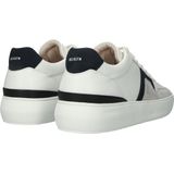 Blackstone - DG513 - Sneaker - Wit Donkerblauw - Leer