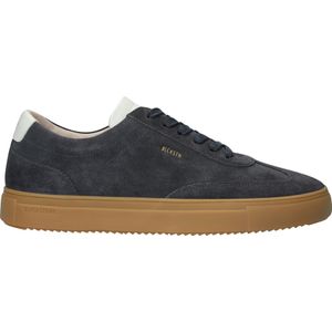 Blackstone - DG517 - Lage Sneaker - Boulevard Blue - Suede Bovenwerk