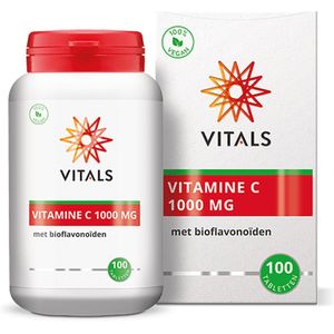 Vitals - Vitamine C - 1000 mg - 100 tabletten - met bioflavonoïden