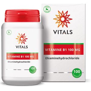 Vitals - Vitamine B1 - 100 mg - 100 Capsules - B Vitamine