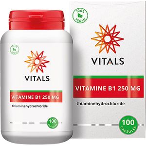 Vitals Vitamine B1 thiamine 250 mg 100 capsules