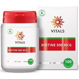Vitals Biotine 500 mcg 100 capsules