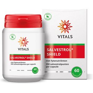 Vitals - Salvestrol Shield - 60 Capsules - 35 salvestrolpunten per capsule