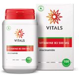 Vitals Vitamine B3 niacinamide 500 mg 100 capsules