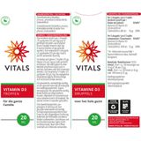 Vitals - Vitamine D3 - druppels - 20 ml