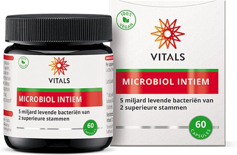 Vitals - Microbiol Intiem - 60 Capsules - Probiotica - Speciaal Voor Vrouwen