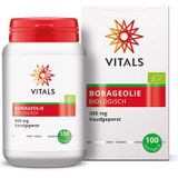 Vitals Borageolie 500mg biologisch 100 softgels