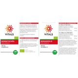 Vitals Borageolie 500mg biologisch 100 softgels