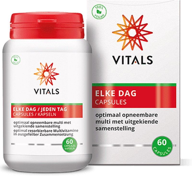 Vitals - Elke Dag - Multivitamine - 60 Capsules