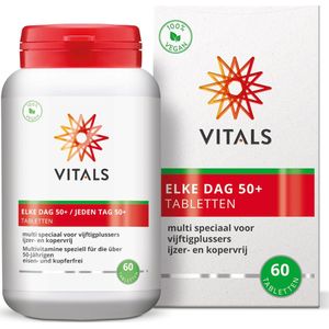 Vitals - Elke Dag 50+ - 60 tabletten - Multivitamine