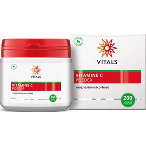 Vitals - Vitamine C poeder - (magnesiumascorbaat) - 200 gram