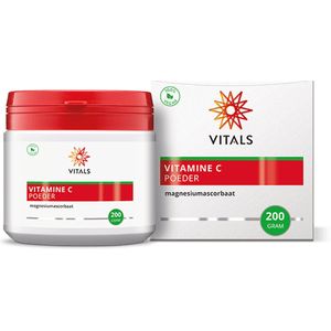 Vitals - Vitamine C poeder - (magnesiumascorbaat) - 200 gram