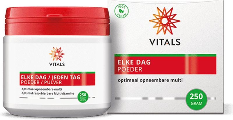 Vitals - Elke Dag - Multivitamine - poeder - 250 gram