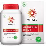 Vitals - Magnesiumbisglycinaat met Taurine - 100 mg - 120 tabletten