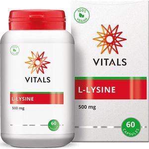 Vitals L-lysine 500 mg 60 Vegetarische capsules