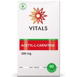 Vitals - Acetyl-L-carnitine - 500 mg - Sportvoeding - 60 Capsules