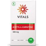 Vitals Acetyl-L-carnitine 500 mg 60 Vegetarische capsules