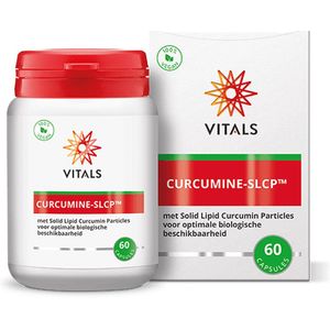 Vitals - Curcumine SLCP - 60 Capsules - met solid lipid curcumin particles voor optimale biologische beschikbaarheid