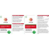 Vitals - Vitamine D3 - 3000 IE - 100 Capsules - de meest effectieve vorm van vitamine D