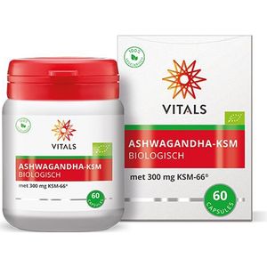 Vitals Ashwagandha-ksm biologisch 60 capsules