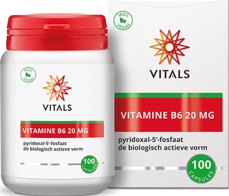 Vitamine B6 - Pyridoxal-5’-fosfaat - 60 Capsules